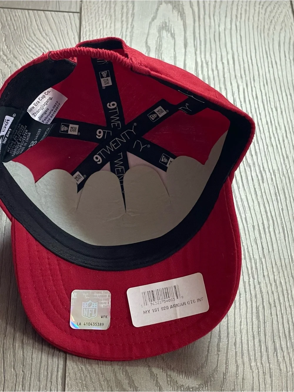 9Twenty New Era NFL Arizona Cardinals Football Infant Baby Hat